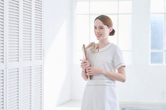 前開きチュニック  (スカーフ付)　MQ-12