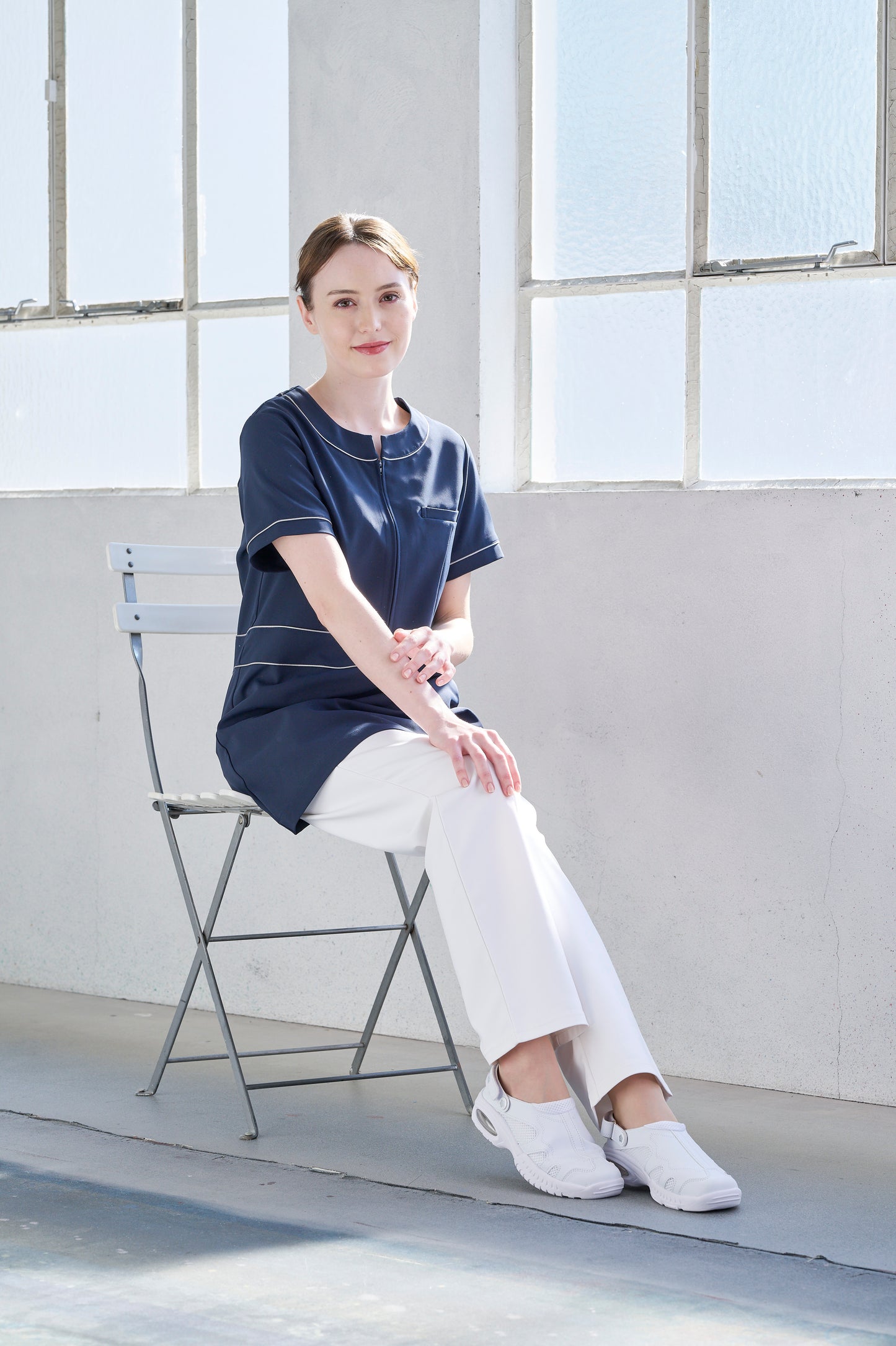 総ゴムストレートパンツ　MQ-09