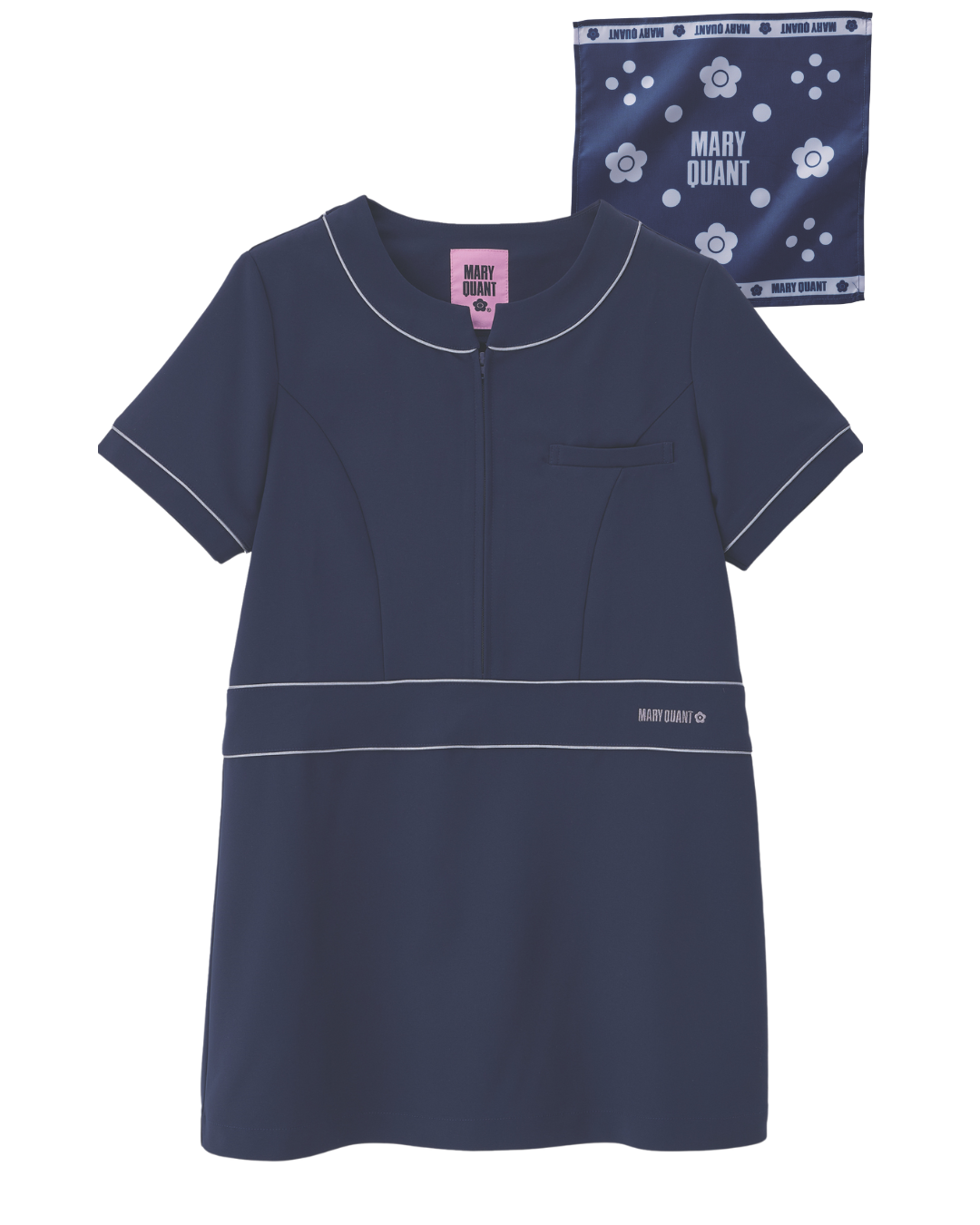 前開きチュニック  (スカーフ付)　MQ-12